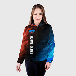 Куртка с капюшоном женская ХАГИ ВАГИ Арт По вертикали, цвет: 3D-черный — фото 2