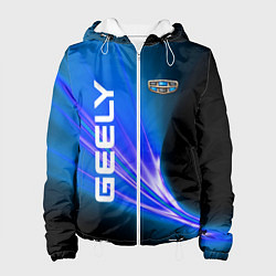Куртка с капюшоном женская Geely Automobile, цвет: 3D-белый