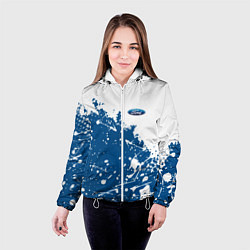 Куртка с капюшоном женская Ford форд, цвет: 3D-белый — фото 2