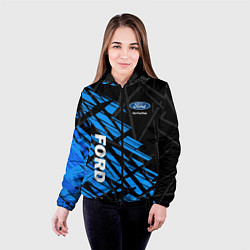 Куртка с капюшоном женская FORD СОВРЕМЕННЫЙ СТИЛЬ, цвет: 3D-черный — фото 2