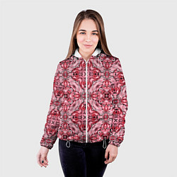 Куртка с капюшоном женская Хрустальный Калейдоскоп, цвет: 3D-белый — фото 2