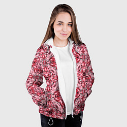 Куртка с капюшоном женская Хрустальный Калейдоскоп, цвет: 3D-белый — фото 2