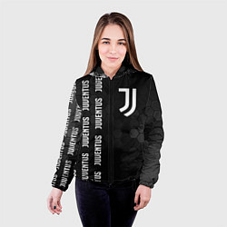 Куртка с капюшоном женская ЮВЕНТУС Соты, цвет: 3D-черный — фото 2