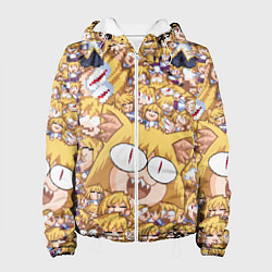 Куртка с капюшоном женская Neco-Arc, цвет: 3D-белый