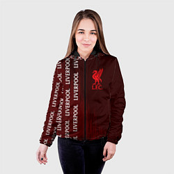 Куртка с капюшоном женская ЛИВЕРПУЛЬ Краска, цвет: 3D-черный — фото 2