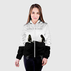 Куртка с капюшоном женская How Did We Get So Dark? - Royal Blood, цвет: 3D-белый — фото 2