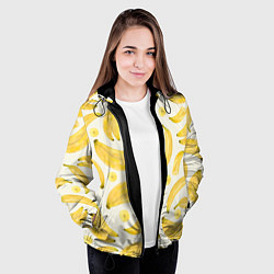 Куртка с капюшоном женская Банановый Рай Лета, цвет: 3D-черный — фото 2