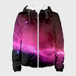 Куртка с капюшоном женская Night Nebula, цвет: 3D-белый