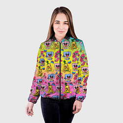 Куртка с капюшоном женская POPPY PLAYTIME МИЛЫЕ ПЕРСОНАЖИ, цвет: 3D-черный — фото 2