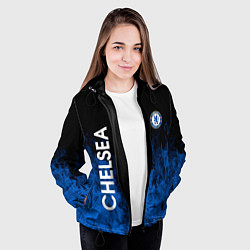 Куртка с капюшоном женская Chelsea пламя, цвет: 3D-черный — фото 2