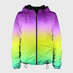 Женская куртка Multicolored Ombre gradient