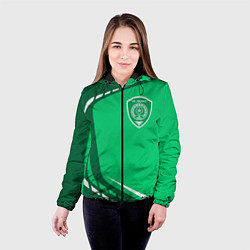 Куртка с капюшоном женская ФК АХМАТ - SPORTWEAR, цвет: 3D-черный — фото 2