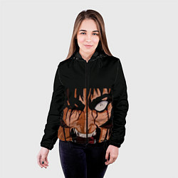Куртка с капюшоном женская Берсерк Гац, цвет: 3D-черный — фото 2