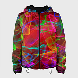 Куртка с капюшоном женская Colored smoke, цвет: 3D-черный