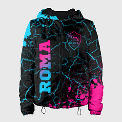 Куртка с капюшоном женская Roma - neon gradient, цвет: 3D-черный