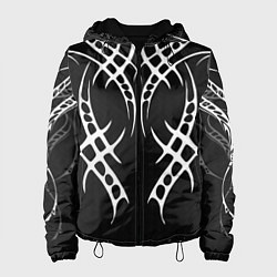 Куртка с капюшоном женская Татуированный мастер, цвет: 3D-черный