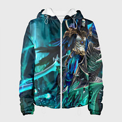 Куртка с капюшоном женская Dota 2 Abaddon, цвет: 3D-белый