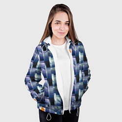 Куртка с капюшоном женская Предвестник осени Пауль Клее, 1922, цвет: 3D-белый — фото 2