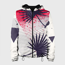 Женская куртка Треугольники и пальмы