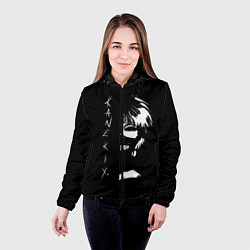 Куртка с капюшоном женская Tokyo Ghoul Kaneki Ken - anime, цвет: 3D-черный — фото 2