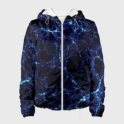 Куртка с капюшоном женская Микро иней, цвет: 3D-белый