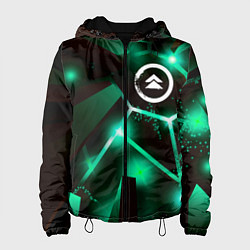 Куртка с капюшоном женская Ghost of Tsushima разлом плит, цвет: 3D-черный