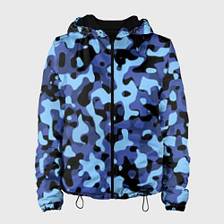 Женская куртка Камуфляж Sky Blue