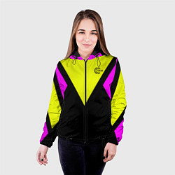 Куртка с капюшоном женская FIRM прямиком из восьмидесятых, цвет: 3D-черный — фото 2