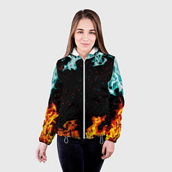 Куртка с капюшоном женская Два костра, цвет: 3D-белый — фото 2