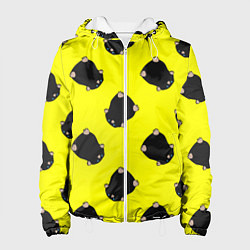 Куртка с капюшоном женская Кротовуха, цвет: 3D-белый