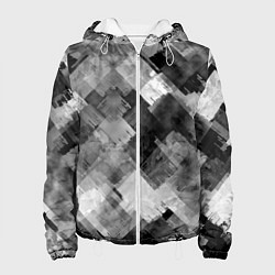 Женская куртка Полоски белые и чёрные