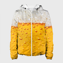 Куртка с капюшоном женская Пенное, цвет: 3D-белый