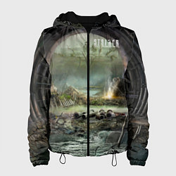 Куртка с капюшоном женская Stalker выход из коллектор, цвет: 3D-черный