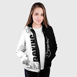 Куртка с капюшоном женская Boxing чёрно-белое, цвет: 3D-черный — фото 2