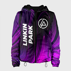 Куртка с капюшоном женская Linkin Park violet plasma, цвет: 3D-черный