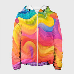 Женская куртка Красочные разливы