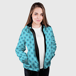 Куртка с капюшоном женская Style blue, цвет: 3D-черный — фото 2