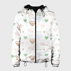 Женская куртка Cute hearts