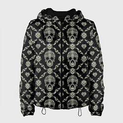 Женская куртка Узор с черепами Pattern with skulls
