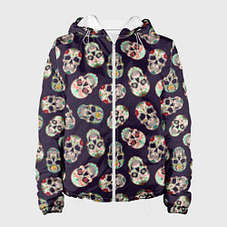 Женская куртка Узор с черепами Pattern with skulls