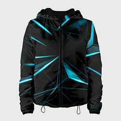 Женская куртка Light blue hexagon