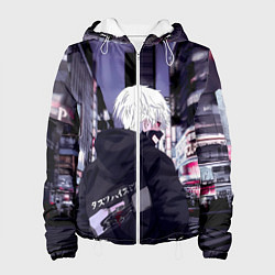 Куртка с капюшоном женская Kaneki Ken, цвет: 3D-белый