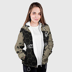 Куртка с капюшоном женская Gaimin Gladiators форма, цвет: 3D-белый — фото 2