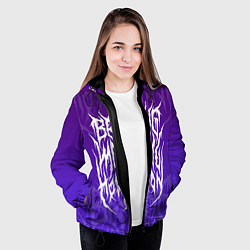 Куртка с капюшоном женская Bring Me The Horizon Lettering, цвет: 3D-черный — фото 2