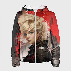 Куртка с капюшоном женская Смотрящая за районом, цвет: 3D-белый