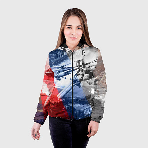 Женская куртка Армия РФ / 3D-Черный – фото 4