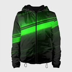 Куртка с капюшоном женская Green line, цвет: 3D-черный