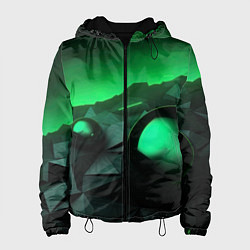 Женская куртка Асимметрия растительного узора