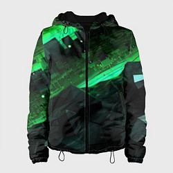 Женская куртка Визуальные иллюзии в геометрии