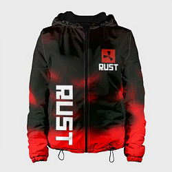 Куртка с капюшоном женская Rust the game colors, цвет: 3D-черный